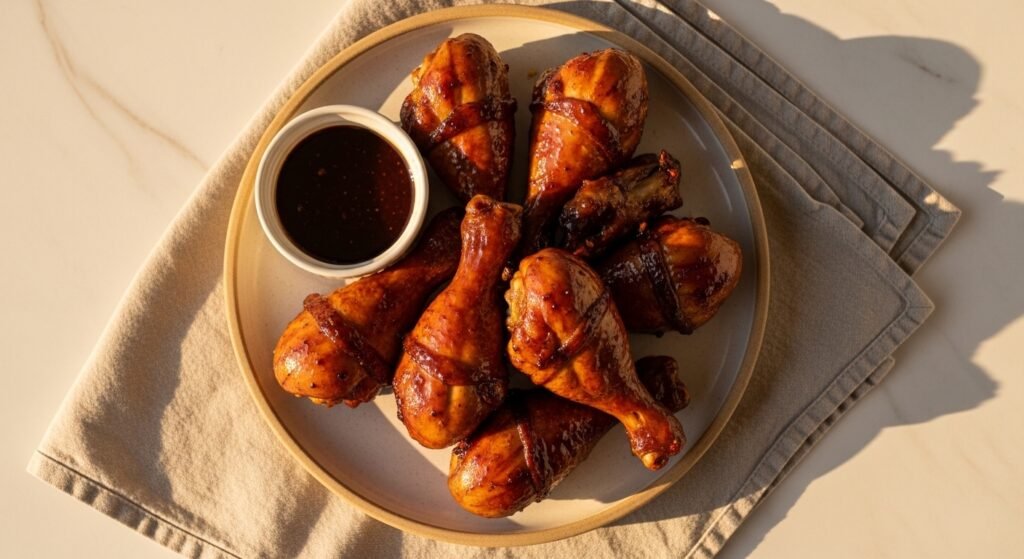 How to Make Sticky Chicken Drumsticks with a Glossy Sweet and Savory Glaze