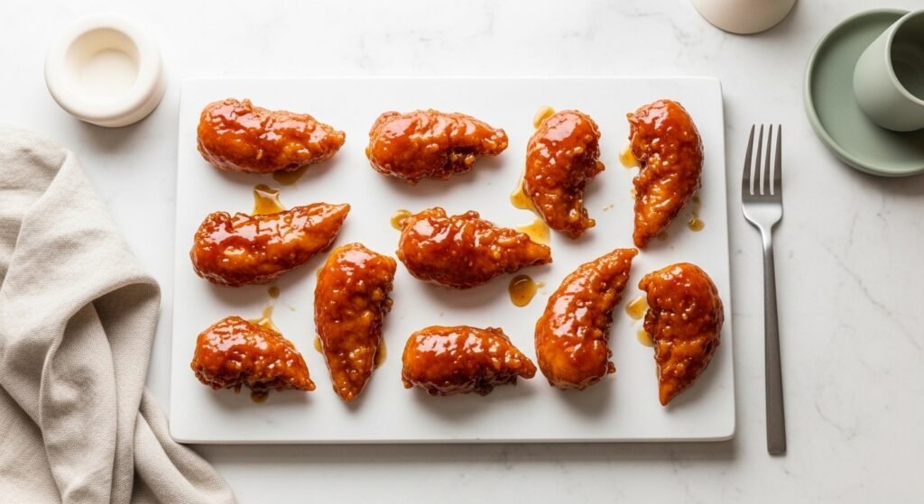 How to Make Sticky Chicken Tenderloins with a Glossy Sweet and Savory Glaze
